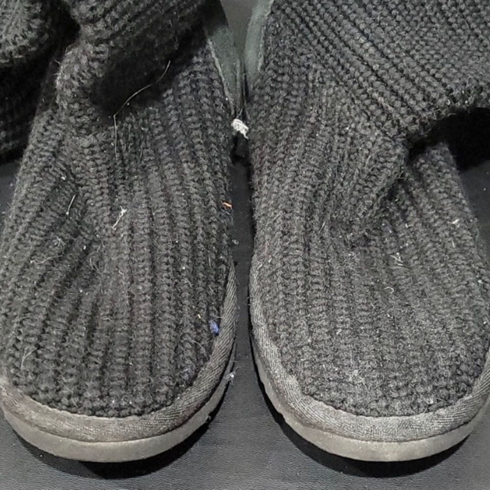 UGG Black Sweater Boots